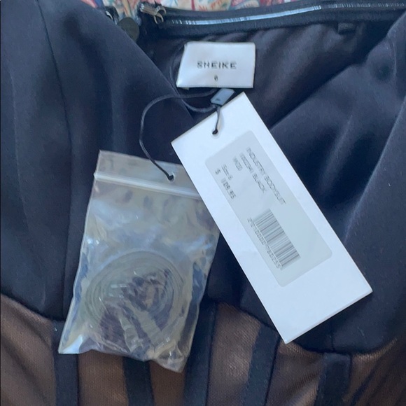 Sheike black bodice/bodysuit size 6 - Picture 2 of 4